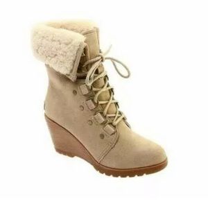 Sorel After Hours Lace Boot (Women’s) - Oatmeal